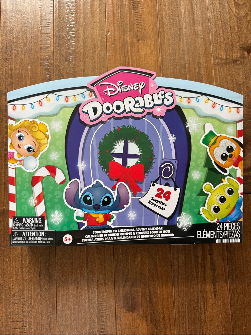 2026 Disney Doorables Countdown to Christmas Advent Calendar 24 Surprises NEW